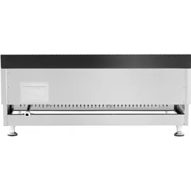 Royal Catering Doppel-Gasgrill 74,5 x 40 cm Silber
