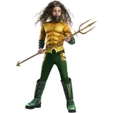 Rubie's Official Deluxe Kinder-Kostüm DC Aquaman der Film, Größe L, Alter 8-10 Jahre Halloween