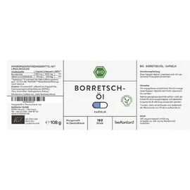 bioKontor Borretschöl Kapseln BIO 180 St.