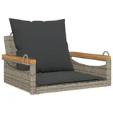 furnicato Gartenbank 63 x 62 x 40 cm Grau