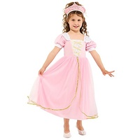 Kleinkinder-Kostüm "Prinzessin", rosa/weiß