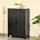 Homcom Aktenschrank 75 x 33 x 110 cm schwarz