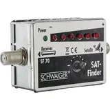 Schwaiger SAT-Finder SF70 531 6 LED Anzeige + Ton