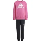 Adidas Kinder Jogginganzug Essentials Logo Fleece Jogger IX7319 116 - Pulse Magenta/White