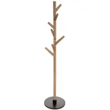 Atmosphera Garderobenständer Wild\ Holz und Kiefer H178 cm Atmosphera - - - - Kastanienbraun