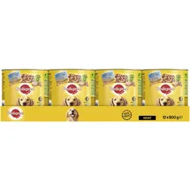 PEDIGREE Nassfutter Geflügel 12 x 800 g
