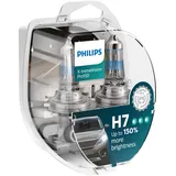 Philips Automotive 12972XVPS2 Halogen Leuchtmittel X-tremeVision H7 55 W 12 V, STD, Twin box