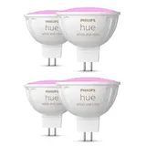 Philips Hue White & Color Ambiance MR16 LED-Lampe 400lm, 4er Pack