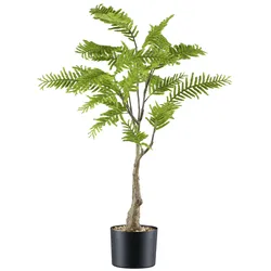 Kunstpflanze CREATIV GREEN "Schildfarn", grün, H:90cm, Kunststoff, Kunstpflanzen, mit zahlreichen Wedeln