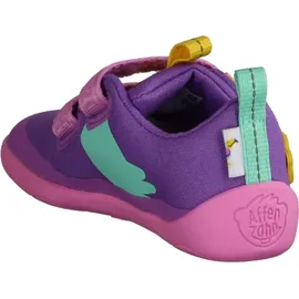 Affenzahn Barfußschuh Lucky Kreativ Tukan Lavendel / Türkis 24