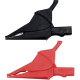 CHAUVIN ARNOUX Krokodilklemmen-Set Rot, Schwarz Klemmbereich max.: 42.86 mm 1 Set