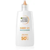 Garnier Ambre Solaire Super UV Niacinamide SPF50+ Sonnenfluid fürs Gesicht gegen Hautfehler 40 ml Unisex