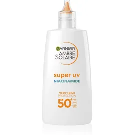Garnier Ambre Solaire Super UV Niacinamide SPF50+ Sonnenfluid fürs Gesicht gegen Hautfehler 40 ml Unisex