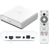 HOMATICS Android TV Box 4K, Android Box 11.0 RAM 2G ROM 16G Unterstützt HDR WiFi5 Dolby Audio, Chromecast, Hulu, Prime Video, Netflix, Disney+ Smart Streaming Media Player mit Sprachfernbedienung