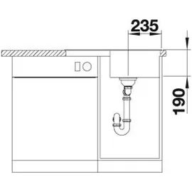 Blanco ZIA 45 S Compact schwarz M.AF