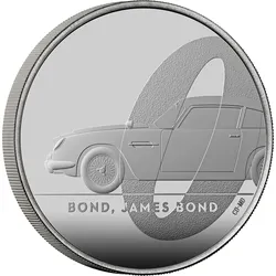 3er Set James Bond Gedenkmünzen
