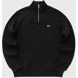 Lacoste Zip-Up High Neck Interlock Sweatshirt Schwarz L