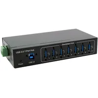Exsys 7 Port USB 3.2 Gen 1 Metall HUB,