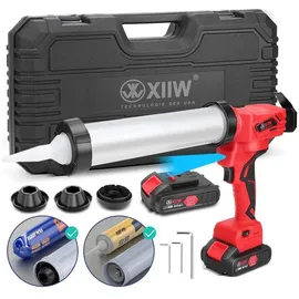 XIIW Kartuschenpistole 500W 21V 2Ah 7840N 0-32 mm/s 6-stufig einstellbar