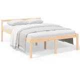 vidaXL Seniorenbett 120x190 cm Massivholz Kiefer