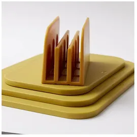 Rosti Choptima Schneidebrett-Set Kunststoff 3-teilig 35,5 x 26,5 cm Gelb