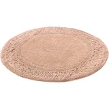 Kleine Wolke Badteppich Talia Pearl 60 cm rund