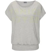 VENICE BEACH Rundhalsshirt Damen grau-limone Gr.36/38