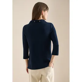 Cecil Stehkragenshirt Blau XL