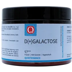Quintessence D (+) Galactose Pulver - 99% Reinheitsgrad 400 g
