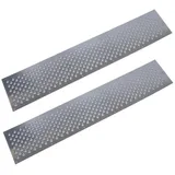 Trutzholm Paar Lochblech Aluminium gebördelt 1000 x 200 mm 1,5 mm Stärke Trittsicherung