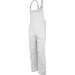 Latzhose "basic" weiß, Größe 106 - weiss - 106