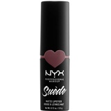 NYX Professional Makeup Lippenstift Suede Matte Lipstick, superleichter & pudriger Lippenstift, intensiv mattes Finish, 3,5 g, Lavender and Lace