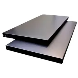 SCHULTE Regalwelt Steckregal mit 4 Fachböden, 65 kg Tragkraft, 180x100x40 cm (HxBxT), schwarz-Struktur, Lagerregal, Werkstattregal, Kellerregal, Garagenregal, Metallregal