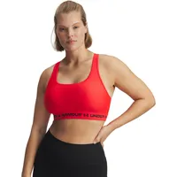 Under Armour Crossback Mid Bra Rot L