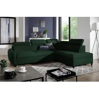 Fun Möbel Ecksofa Schlafsofa Sofa ANTON in Stoff Esito,