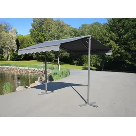 Garden Pleasure Stand-Markise 300 x 300 cm grau