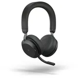 JABRA Evolve2 75 USB-C MS Teams schwarz mit Ladestation