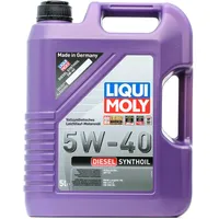 LIQUI MOLY Motoröl 5W-40 Diesel Synthetiköl Motor Öl ACEA A3/B4 ACEA A3/B3 API CF Synthoil 5L Kompatibel mit VW Golf IV Schrägheck 1J1 POLO 9N Transporter IV Bus 70B, 70C, 7DB, 7DK, 70J, 70K, 7DC, 7DJ