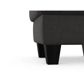 sit&more Stauraumhocker Belluci 58 x 48 x 58 cm Grau