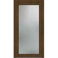 Kunststoff Nebeneingangstür "EMILY-Q" 71 mm Vollglas Sherwood holzähnlich innen öffnend DIN rechts