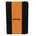 Webnotebook A5 blanko Schwarz/Orange