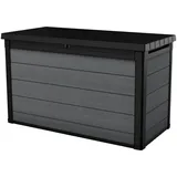 Keter Cortina Kissenbox 757L, wetterfest & UV-beständig, EVOTECHTM-Material, Gasdruckfedersystem, Grau, Maße: 147 x 83 x 86 cm