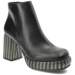 Schwarze Stiefeletten Armodo Absatzschuhe, 38