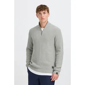 !Solid Troyer SOLID "Troyer SDArian", Herren, Gr. M, grau (griffin), Obermaterial: 100% Polyacryl PAN., Pullover Troyer