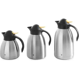 HENDI Isolierkanne schwarz/gelb 1,5 l