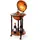 Costway Globus Bar, Barwagen Minibar Weinregal mit Rollen Braun
