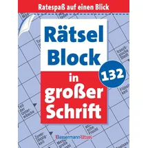 Bassermann Rätselblock in großer Schrift 132