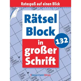Bassermann Rätselblock in großer Schrift 132