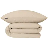 SCHIESSER Bettwäsche »Laura aus Baumwoll-Seersucker in zarten Farbtönen«, Made in Green beige