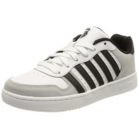 K-Swiss Herren Court Palisades Sneaker, White/Gray/Black, 46 EU